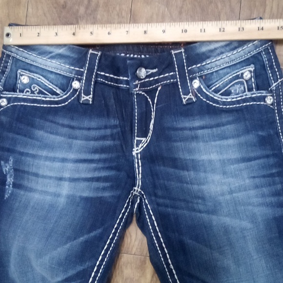 Rock Revival Women's 26 Bootcut Sasha Embellished Embroidered NWOT - Picture 10 of 13